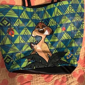 Danielle Nicole Timon and Pumba Tote